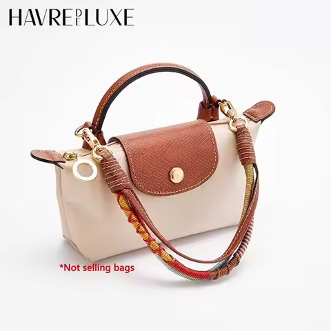 Weaving Handheld Shoulder Strap For Longchamp Mini Handle Bag Strap Modification Bag Accessories