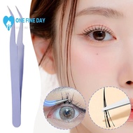 Eyelashes Tweezers Stainless Steel High Precision Anti-static Tweezers For Eyelash U4o5