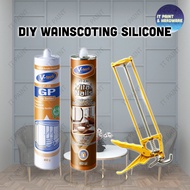 [COMBO] V-Tech Maxbond Vital Nail and Gap Sealant Filler Gam Wainscoting dan Shiplap Kayu PVC Foam Vinyl