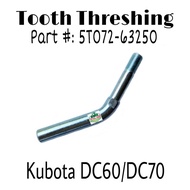 Tooth Threshing Kubota Harvester DC60 DC70 Part : 5T072-63250