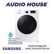 SAMSUNG WD80TA046BE/SP 8/6KG FRONT LOAD WASHER DRYER ***2 YEARS SAMSUNG WARRANTY***