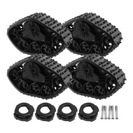4Pcs Upgrade Track Wheels Spare Parts for 1/16 WPL B14 B24 C14 C24 Truck RC Car Accessories Upgrade 