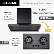 ELBA Hood Hob Combo Set (APHANITE Series) | EH-Q9695DC(GR) | EGH-Q8622D(GR) | BLDC Motor | 2200m³/hr