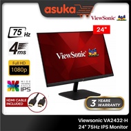 Viewsonic VA2432-H / VA2432 24" 75Hz IPS Monitor with Frameless Design (VGA,HDMI)/ Viewsonic VA2418-