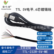 TL-232R-5V-WE Original FT232RQ Chip USB to TTL232 Level 5V Solder Plated UART Conversion Cable