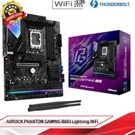 ASROCK PHANTOM GAMING B860 Lightning WiFi | Intel B860 LGA 1851 DDR5 ATX Motherboard