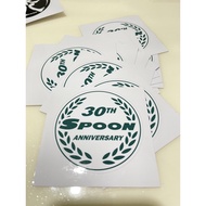 SPOON 30th ANNIVERSARY STICKER