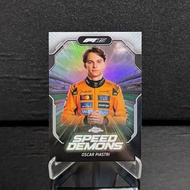 F1 Topps Chrome F1-75 Card (SPEED DEMONS) - PiastriOSCAR (Mclaren F1) - RAINBOW
