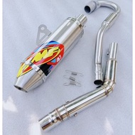 Exhaust FMF Racing muffler Fmf f4.1 Fmf powercore So Coff Ksr 110 Ksr Pro Ksr 110 msx 125 pipe 1 set
