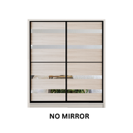 🔥OSF Star Wardrobe🔥4/5/6/7/8ft x 8ft Anti-jump Sliding Door  ✅ Free Installation ✅
