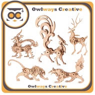 DIY Animal 3D Wooden Puzzle