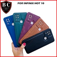 CASE INFINIX HOT 10 - CASE LEATHER PRO INFINIX HOT 10 HOT 10S HOT 10