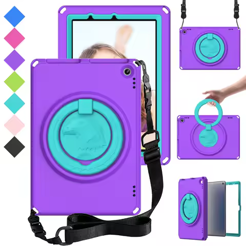 For Amazon Fire HD10 2023 13th Gen Fundas fire 7 2022 12th HD 10 2021 GenEVA Shockproof Tablet Case 