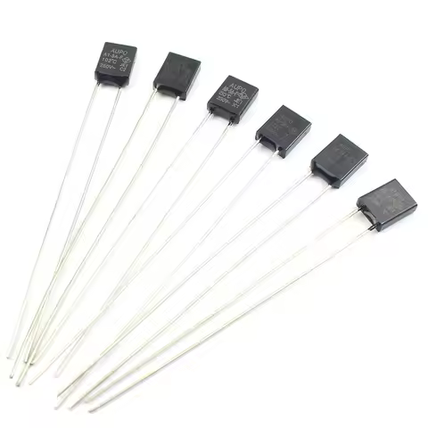 10pcs AUPO RH Thermal Fuse TF 102 115 125 130 135 150 C Degree 5A 250V Square A1-5A-F A2-5A-F A3-5A-