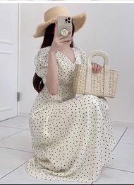 Grl 波點連身裙