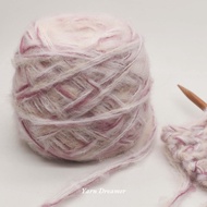 Fluffy Yarn for Crochet Yarn Thick Knitting Yarn Crochet Thread Mohair Chunky Yarn Taro Purple Yarn 