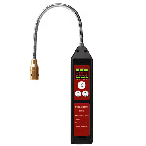 【NECESSITY】Sound Alarm Combustible Gas Leak Detector LD610 Methane C4H10 H2 100-9999Ppm Tester