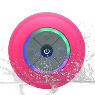 BTS-09 Wireless Bluetooth Speaker Waterproof Led FM Radio Subwoofer Bluetooth Column TF Card Suction