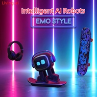 Living.ai Emo Smart Robot AI Voice Interactive Emotional Robot emopet intelligent Electronic Pet Companion robots Children's toy Accompanying Toys victor toy GIFT
