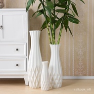 superior productsRich Bamboo Flower Vase Internet Celebrity Extra Large Floor Vase Living Room Vase Ceramic Simple Water