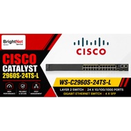 (NEW UNIT) Cisco Catalyst WS-C2960S-24TS-L Layer 2 24 x 10/100/1000 Ports Managed Switch