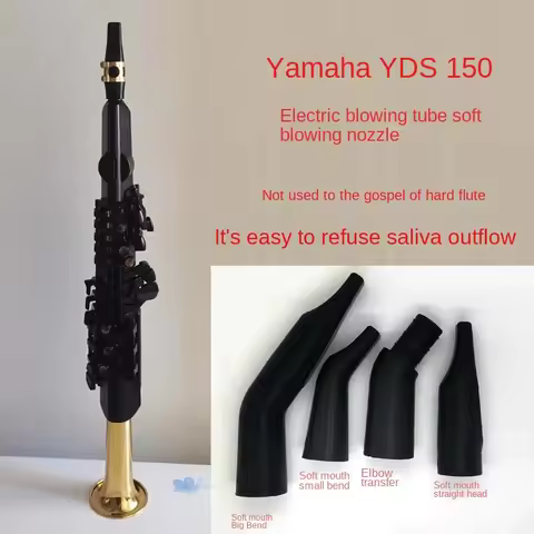 Yds150 Electrical Blowpipe Soft Bolwtorch Flute Head ATLO Saxophone Curved Neck Adapter Food Grade 3