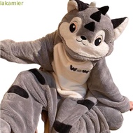 LAKAMMY Pig Onesie Pajamas - Hooded Coral Fleece Adult Cosplay Onesie