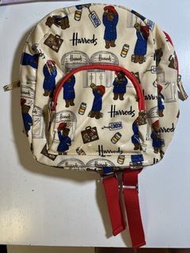 Harrods X Paddington Bear （英國Harrods X 柏靈頓熊）兒童背囊 