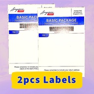 [2pcs] SingPost Prepaid Postage Label Tracked to Letterbox for Local delivery within Singapore
