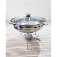 Soup Warmer / Round Warmer Stove Serving Container Buffet Soup Bowl