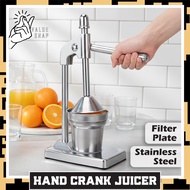 Juicer Squeezer Fruit Juice Maker Stainless Steel Hand Crank Juicer Hand Press Manual Fruit Lemon Ju