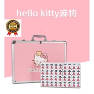 【SG Supplier】SG Limited Edition Hello Kitty Standard Size 40mm Mahjong Set 144+4pcs(Animals) w alumi