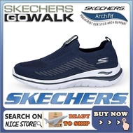 [Good Quality Men's Sneakers]CLASSIC Skechers_Go-walk Arch-fit SLIP ON Ultra light SNEAKERS SPORT SH