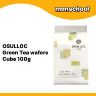 OSULLOC Green Tea Wafers Cube 100g