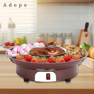 [Adepe] Electric Fondue Pot, Chocolate Melting, Detachable Serving Tray, Chocolate Fondue Pot for Pa