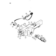 BACKHOE CASE 580C/DE/F/G FRONT CONTROL VALVE KIT