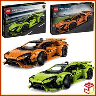 (Ready Stock) 42161 & 42196 Lego Technic Lamborghini Huracán Tecnica Orange Building Toy (806 Pieces