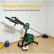 Multi-functional Rowing Machine with Lat Pulldown Handles, 2-in-1 Fitness Equipment for Gym Cardio