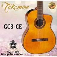 Takamine GC3-CE Electric Classical Guitar Solid Cedar Top, Mahogany Side and back (2 Days Delivery)