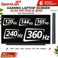 GAMING LAPTOP LCD SCREEN 15.6" IPS FHD QHD / 360Hz / 240Hz / 144Hz / 165Hz / 120Hz MSI HP Omen Acer 