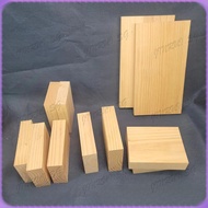 Elevated Wood Block Beech Solid Wood Small Wood Block Seal Wood Block Handmade Material Block