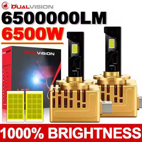 6500W D1S LED D2S D3S D4S 1:1 HID D1R D2R D3R D4R Headlight Bulb Car Turbo LED 30PC CSP Lamp Canbus 
