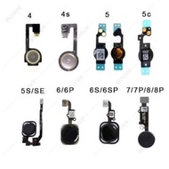 Home Button Joystick W/O Fingerprint Ribbon Flex Cable 4 4S 5 5S 5C Se 6 6S 7 8 6Plus 6Splus 7Plus 8