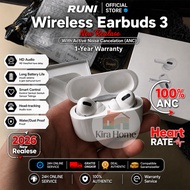 TWS Pro3 Terbaru 2026 Bluetooth Wireless Headphone Eabud Earphone Stereo High-QualityEarphone In-Ear