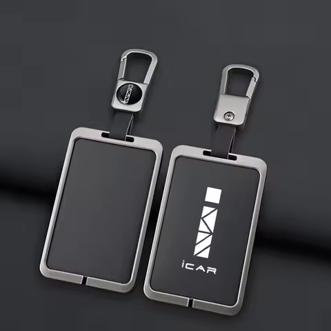 Zinc Alloy Car Key Case for Chery ICAR 03 Icar03 NFC Card Remote Decoration Cover Shell Keychain Hou