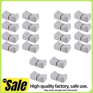 20Pcs 24mmx11mmx10mm Console Mixer Slider Fader Knobs Replacement for Potentiometer Gray Knob Black 