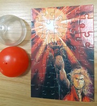 絕版 90年代 港漫 拼圖 砌圖 扭蛋，街頭霸王 阿健 street fighter ken，街霸 波動拳，香港 漫畫，許景琛，李中興