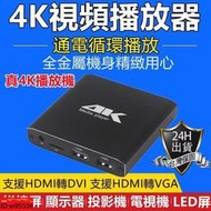 4K視頻機 USB播放機 藍光播放機 廣告機 行動硬碟播放器 高清視頻播放機 通電循環播放U盤SD卡PPT橫豎屏