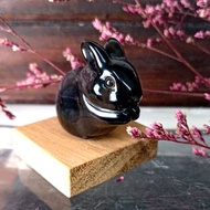 小雕件 小品動物-兔 木化玉