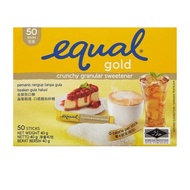 EQUAL Gold Halal Sweetener 50s